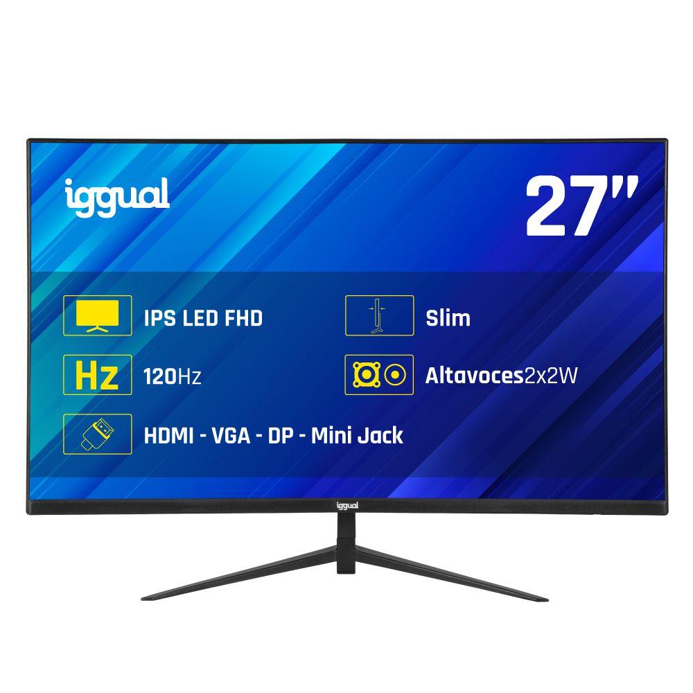 Monitor IGGUAL IGG320914 (27" - IPS - 120 Hz - Preto)