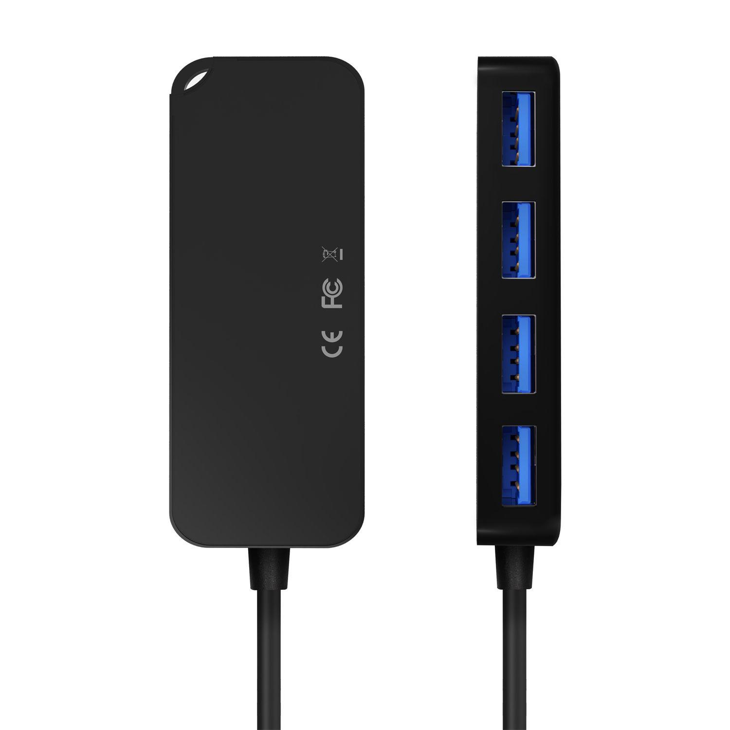 Hub USB AISENS A109-0715 (0,15 m - Preto), miniatura 3