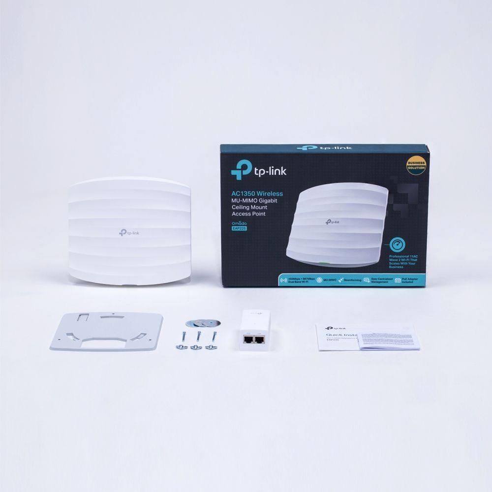 Ponto de Acesso TP-LINK EAP225 (Wi-Fi 5 - 1350 Mbit/s - 2,4 GHz e 5 GHz - Branco) — miniatura 6
