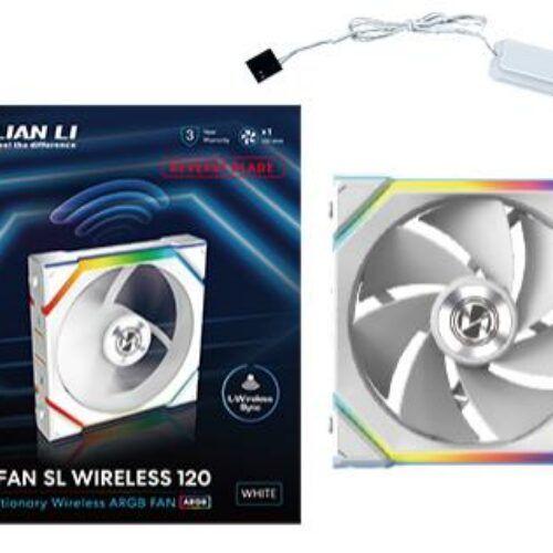 Ventoinha para Caixa de Computador LIAN LI G99.12RTLLCD1W1W.00 (120 mm - Sem Fios - Reverse) — miniatura 4