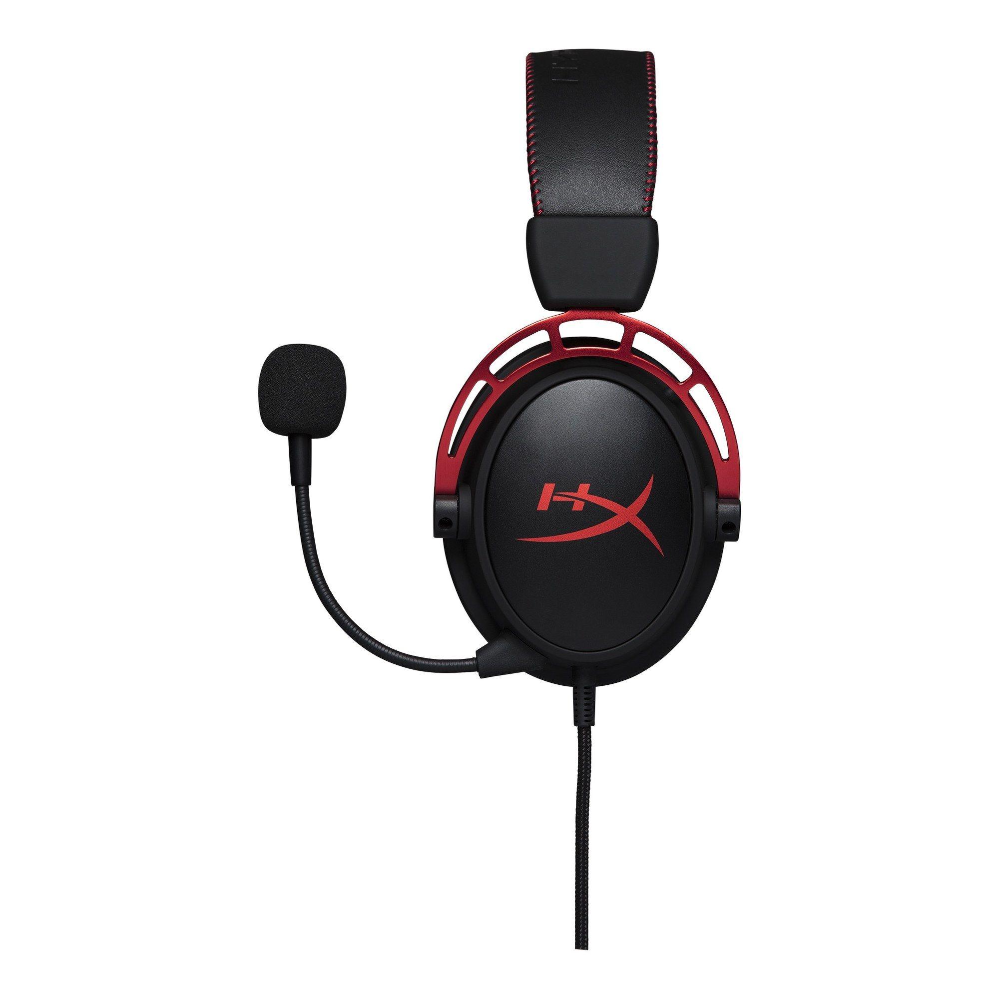 Auscultadores Gaming HYPERX Cloud Alpha (Binaural - Com fios - Circumaural - Preto e Vermelho)