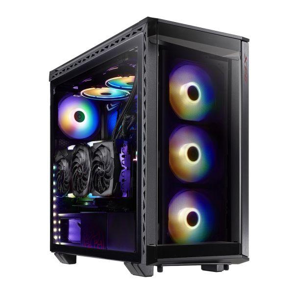 Caixa de Computador XPG BATTLECRUISER Midi Tower (Midi Tower - SPCC - 17 cm - Preto)