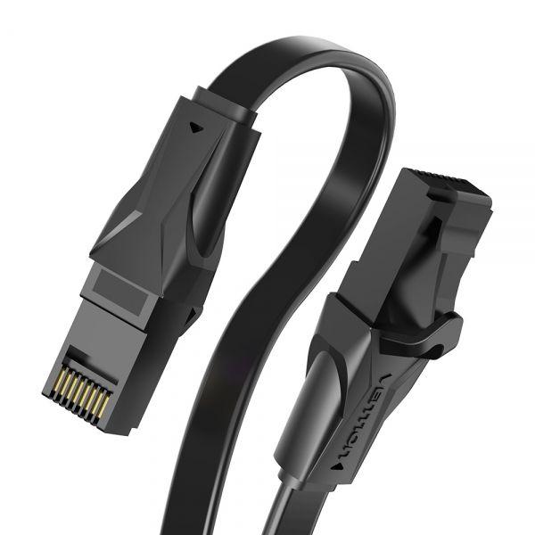 Cabo de Rede RJ45 VENTION IBABF (1 m - Cat6 - RJ-45 - Preto)