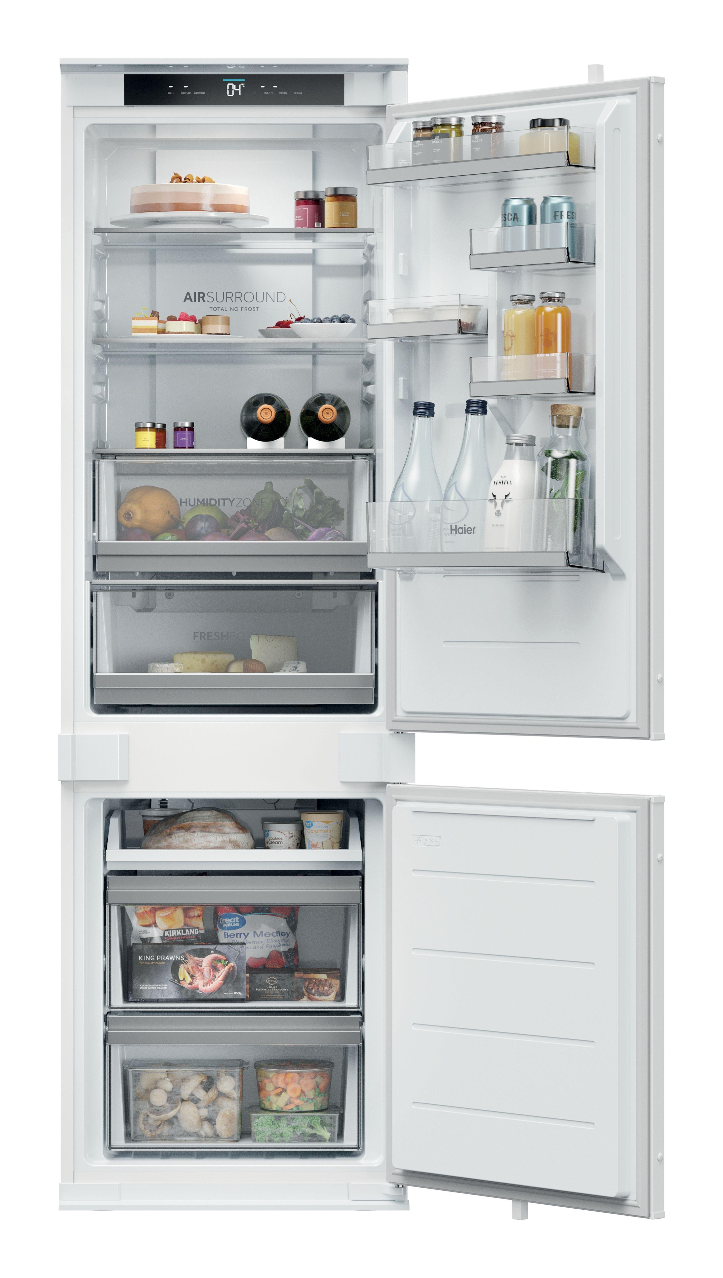 Frigorífico Combinado Encastre HAIER HBQW5518E (251 l - hOn - 177,2x54x55 cm - Não aplicável)