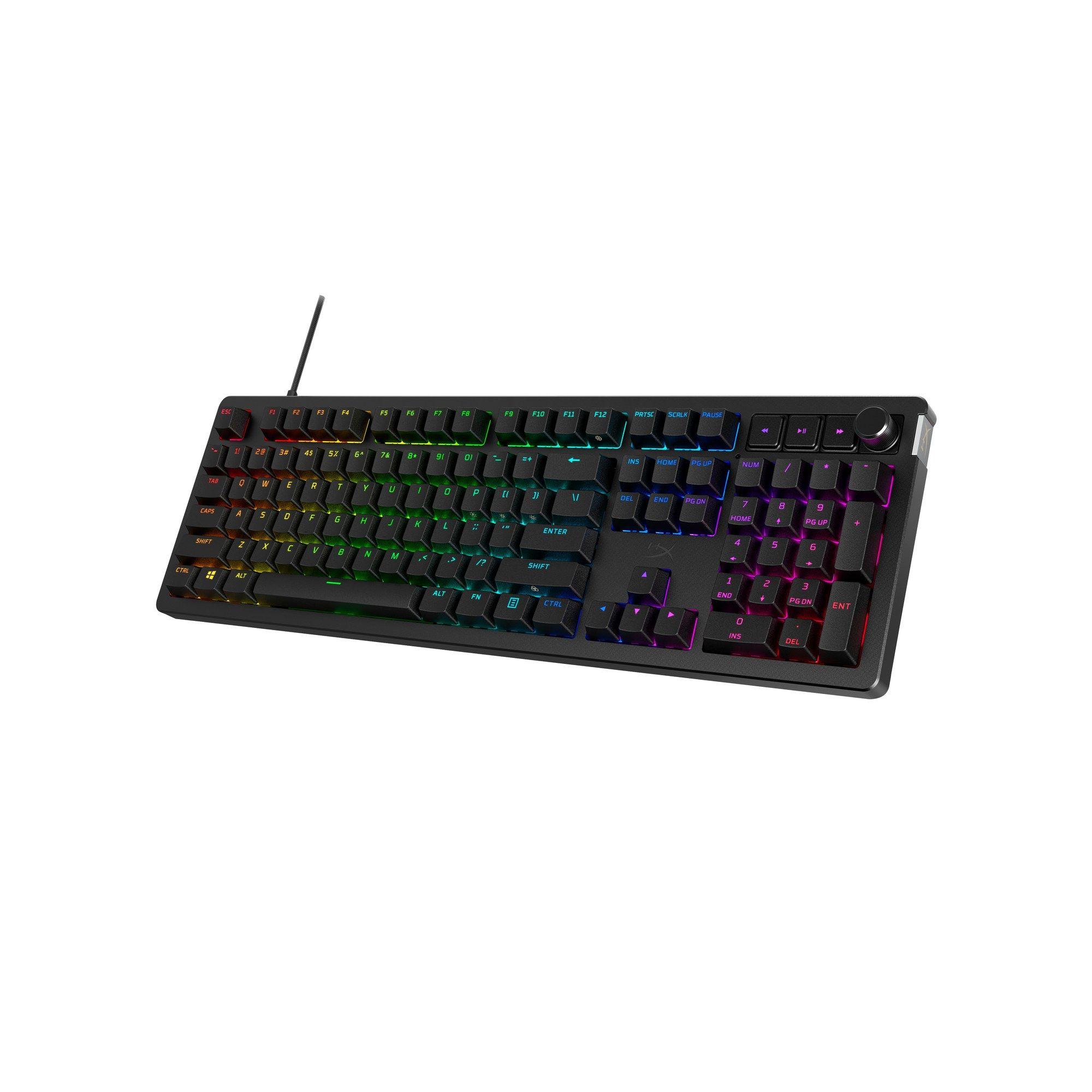 Teclado HYPERX Alloy Rise (US - Interruptor de chave mecânico - Tamanho completo - Preto) — miniatura 7
