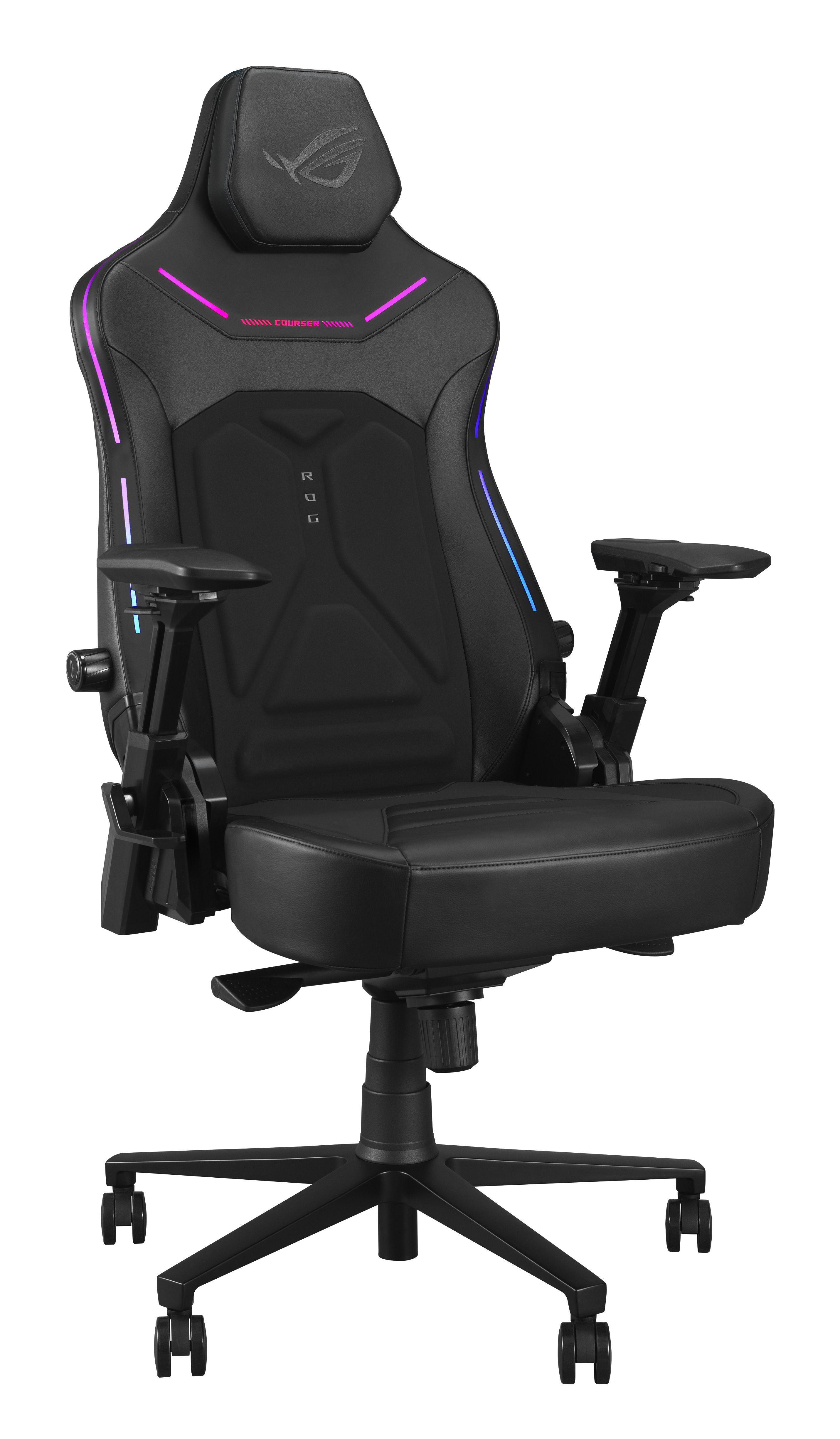 Cadeira Gaming ASUS ROG Courser (136 kg - Poliuretano - Metal - Preto), miniatura 2