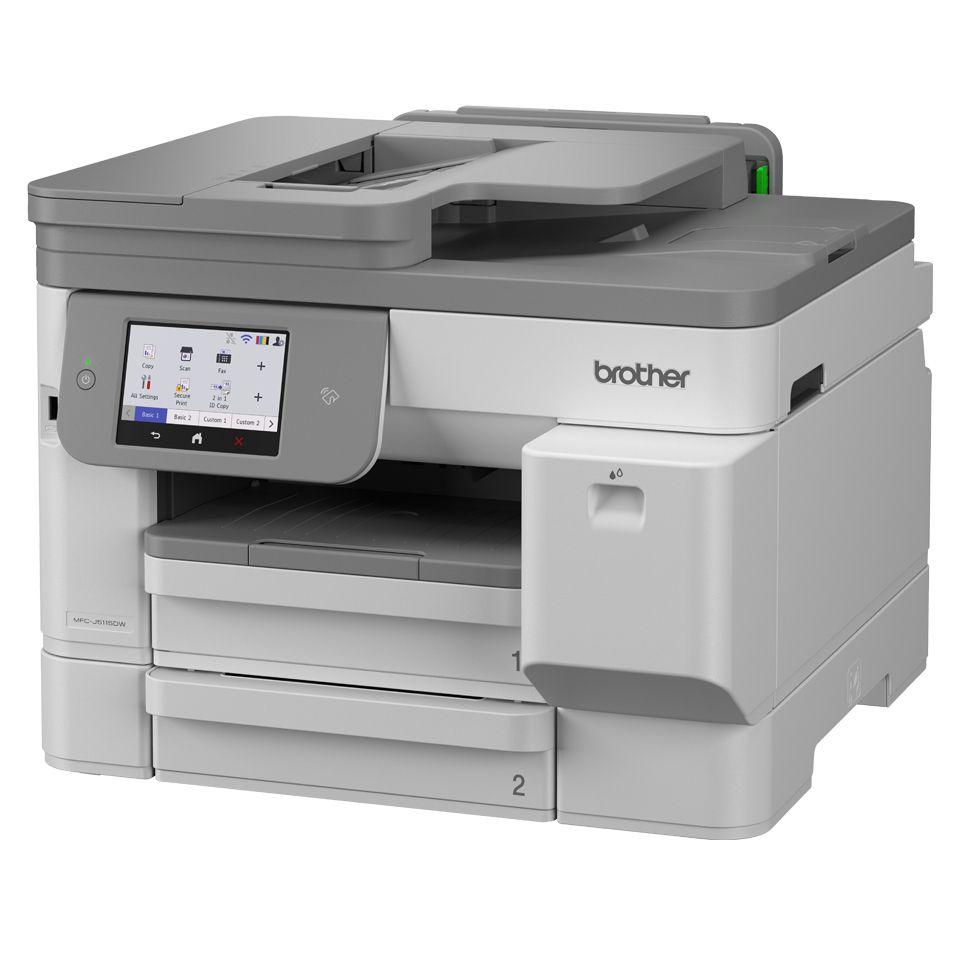 Impressora Multifunções Jato de Tinta BROTHER MFC-J5115DW (A4 - Impressão a cores - 600 folhas - Preto/Branco) — miniatura 2