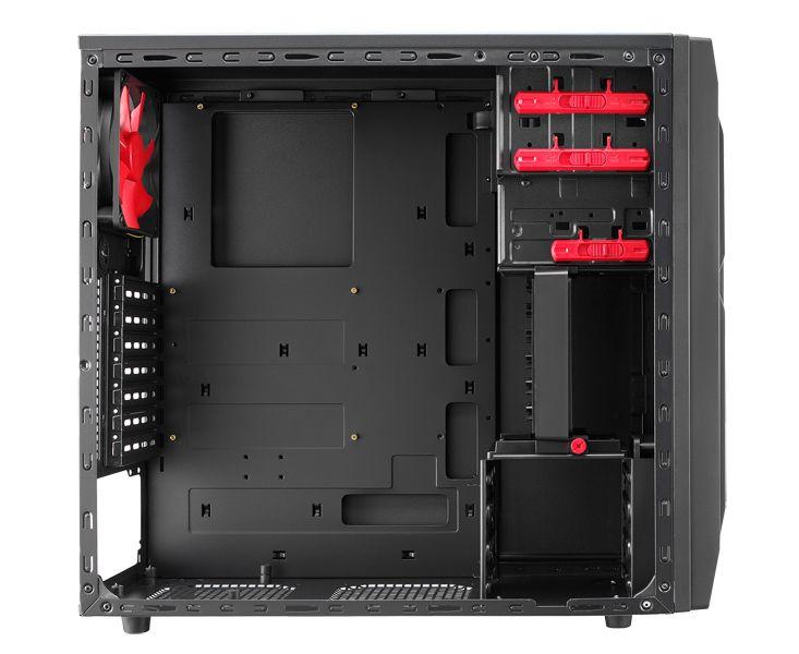 Caixa de Computador CHIEFTEC LF-02B-OP (ATX, Micro ATX - Midi Tower - Aço SECC - Preto) — miniatura 2
