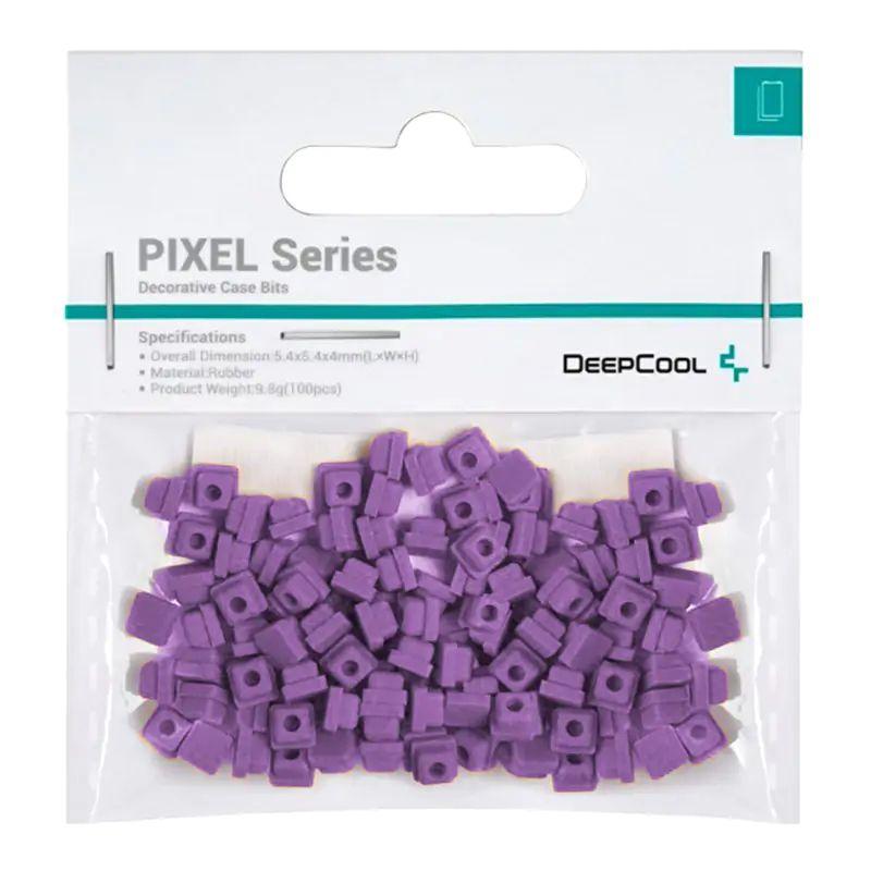 Conjunto de Peças para Caixa de Computador DEEPCOOL PIXEL (Borracha - Roxo)