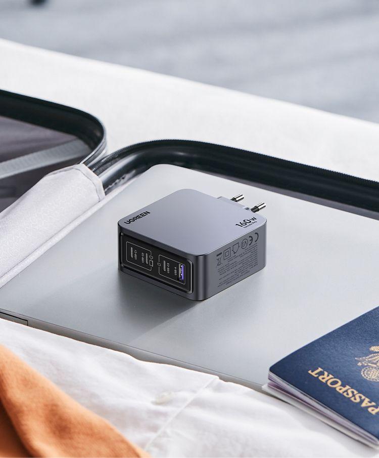 Carregador UGREEN Nexode Pro X763 (160 W - GaN - Cinzento), miniatura 12