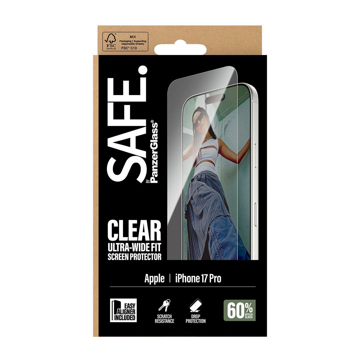 Película de Vidro Temperado PANZERGLASS iPhone 17 Pro/UWF (Apple iPhone 17 Pro - Apple - Transparente) — miniatura 3