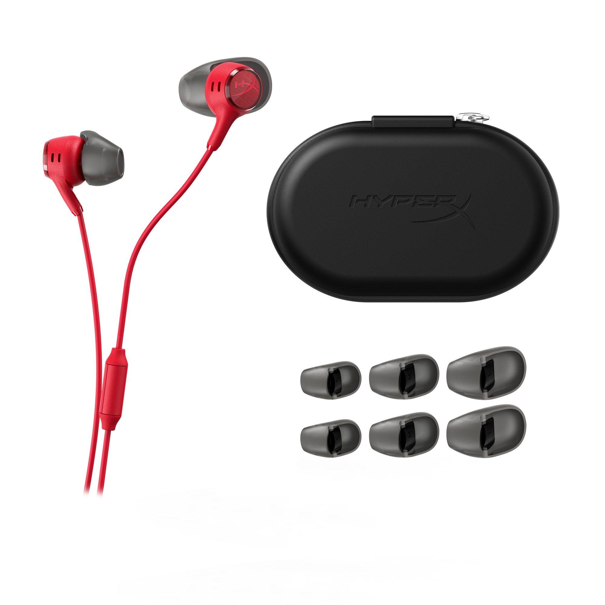 Auscultadores Intra-Auriculares Gaming HYPERX Cloud Earbuds III (14 mm - Vermelho) — miniatura 4