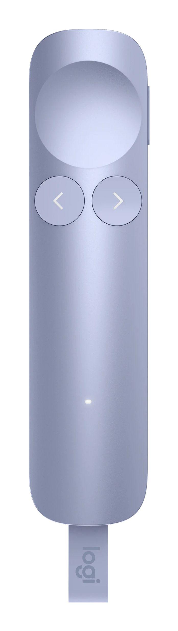 Apresentador Sem Fios LOGITECH Spotlight 2 (Bluetooth/RF - USB - Lilás)