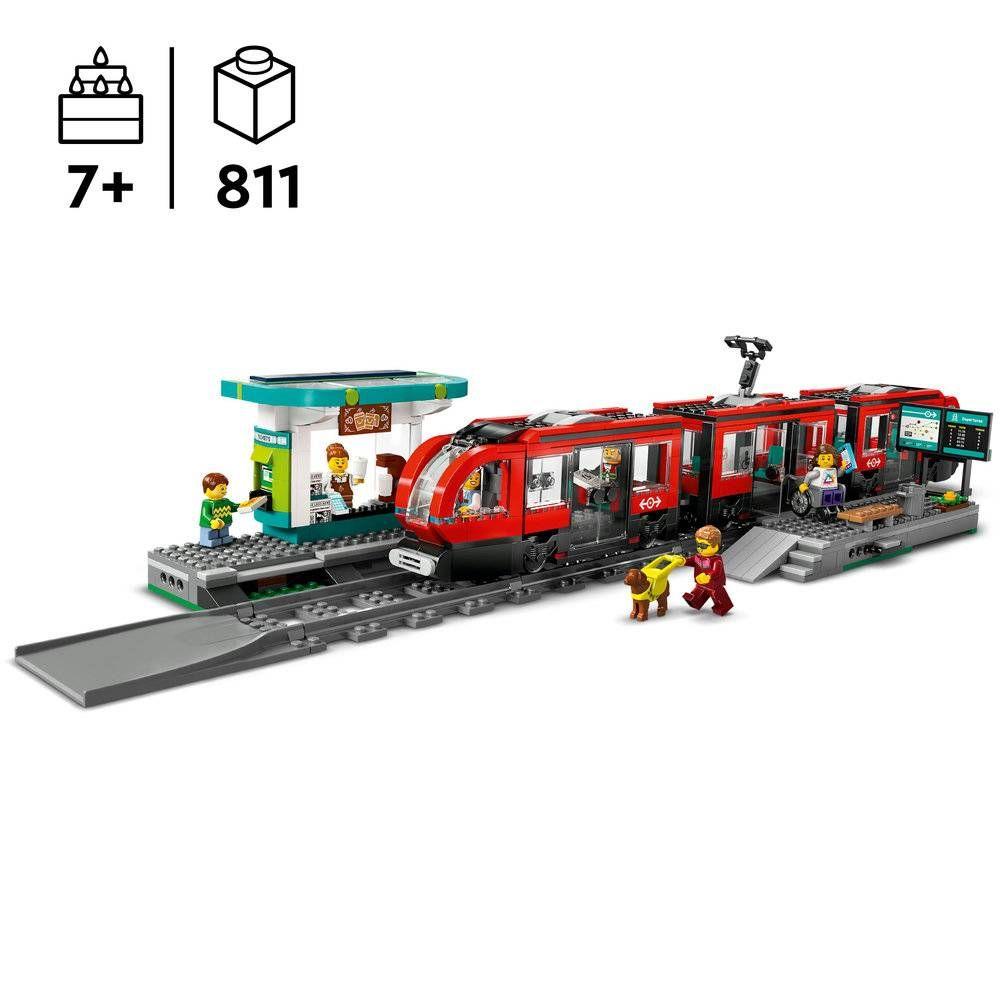 LEGO 60423 City Elétrico e Estação na Baixa (7+ anos - 811 peças), miniatura 4