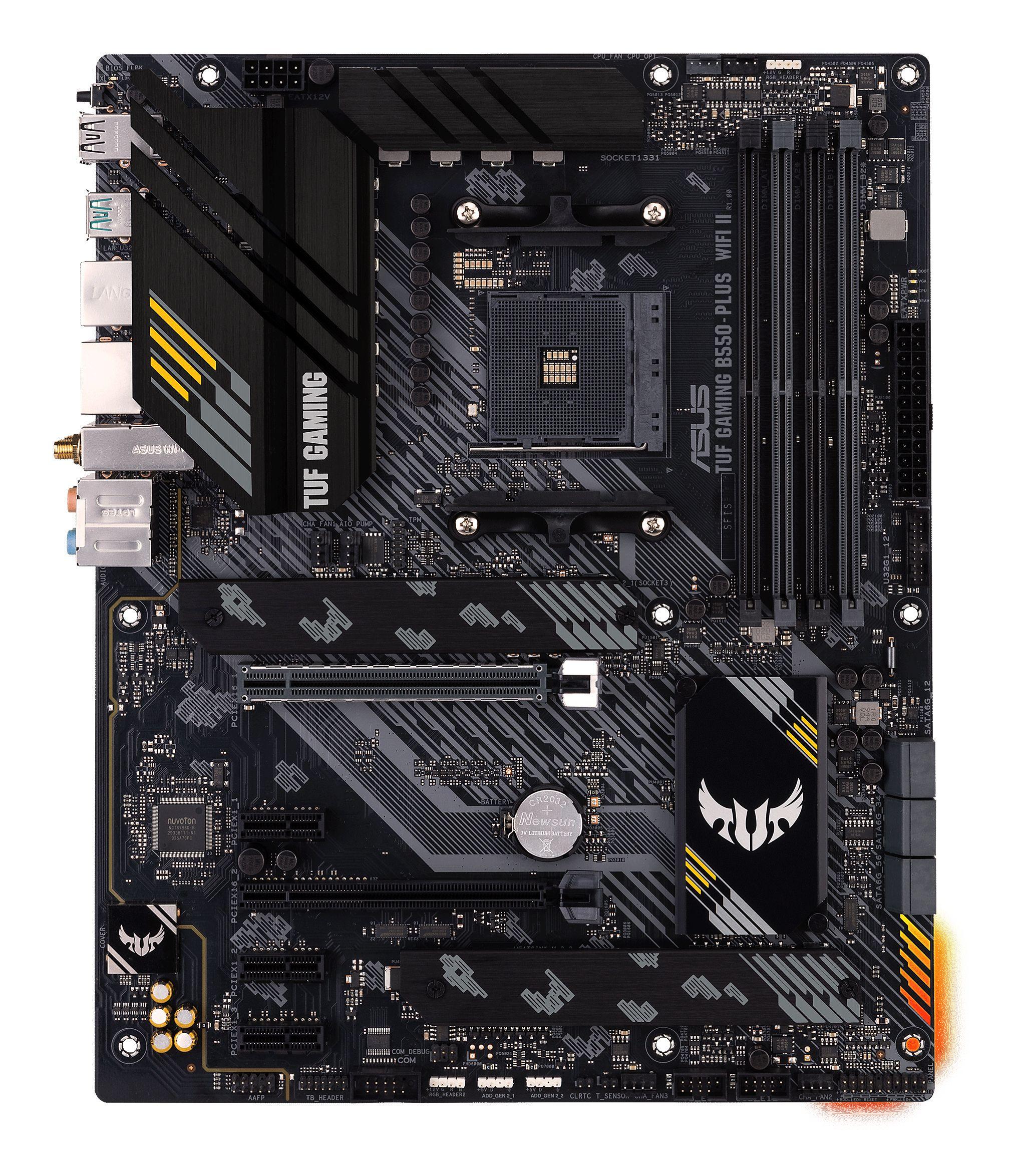 Motherboard ASUS TUF GAMING B550-PLUS WIFI II (AM4 - AMD Ryzen 3000 Series - ATX - Preto) — miniatura 2