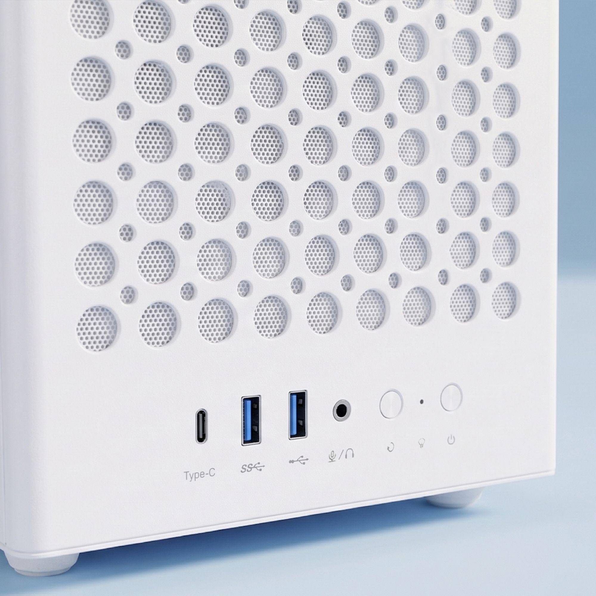 Caixa de Computador MARS GAMING MCT800W (ATX, Micro ATX, Mini-ITX - Midi Tower - Vidro temperado - Branco), miniatura 13