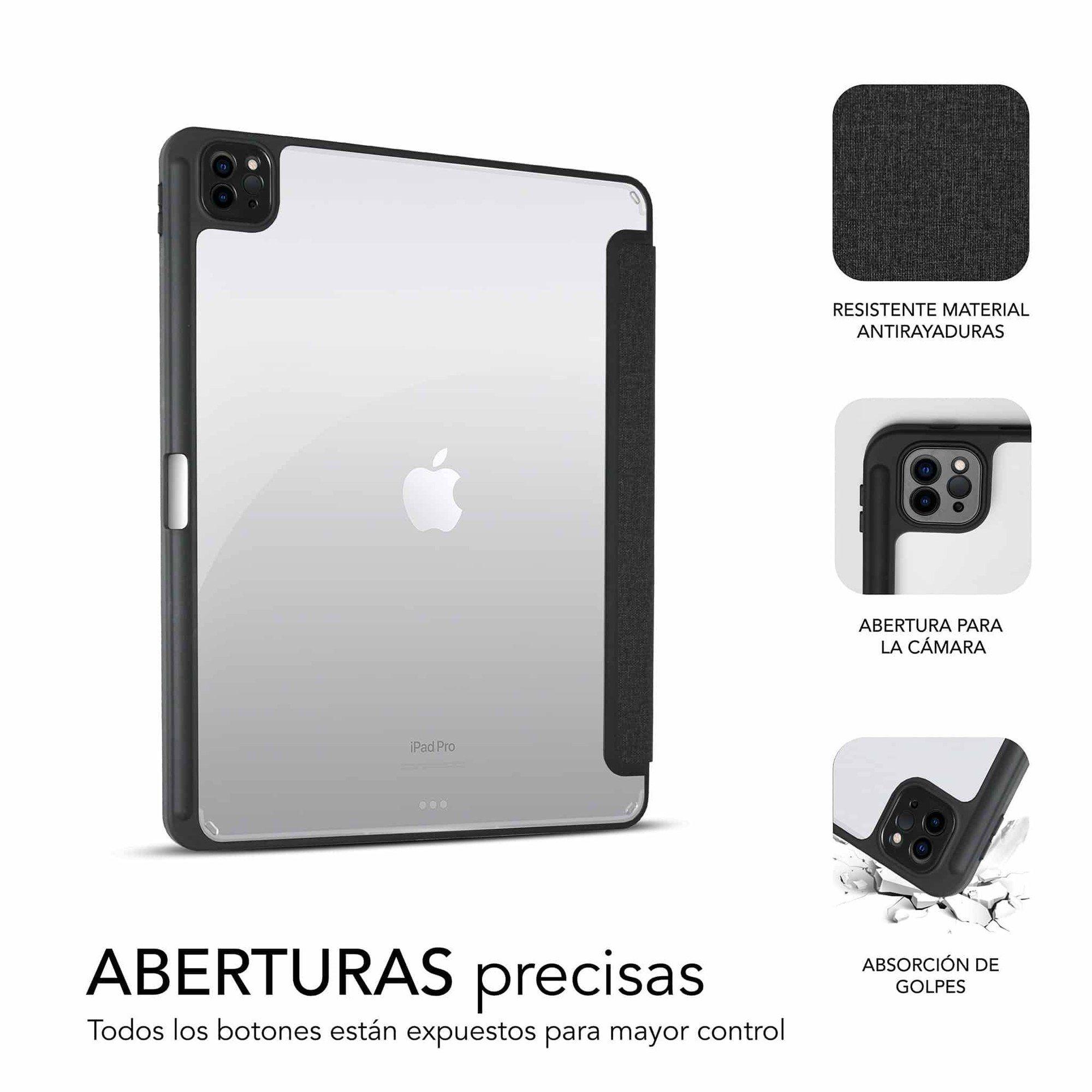 Capa para Tablet SUBBLIM Clear Shock Case (iPad Pro 12,9″ 2020–2022 - Preto/Transparente) — miniatura 4