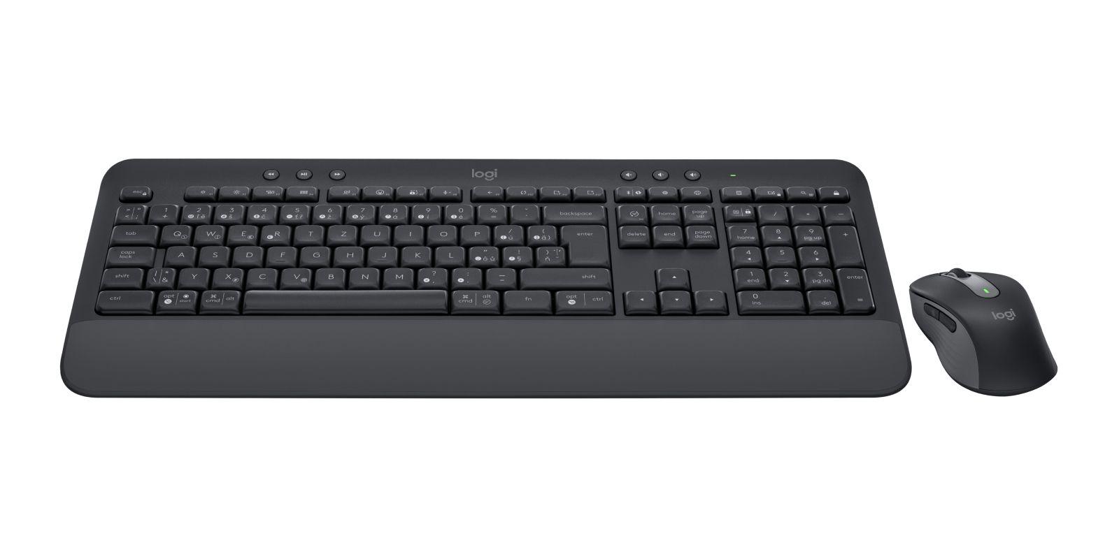 Conjunto de Teclado e Rato LOGITECH MK650 for Business (Checo - Interruptor de membrana - Tamanho completo - Grafite) — miniatura 4