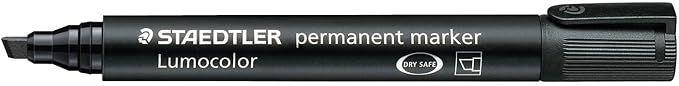 Rotulador Permanente STAEDTLER Lumocolor 350 (Preto)
