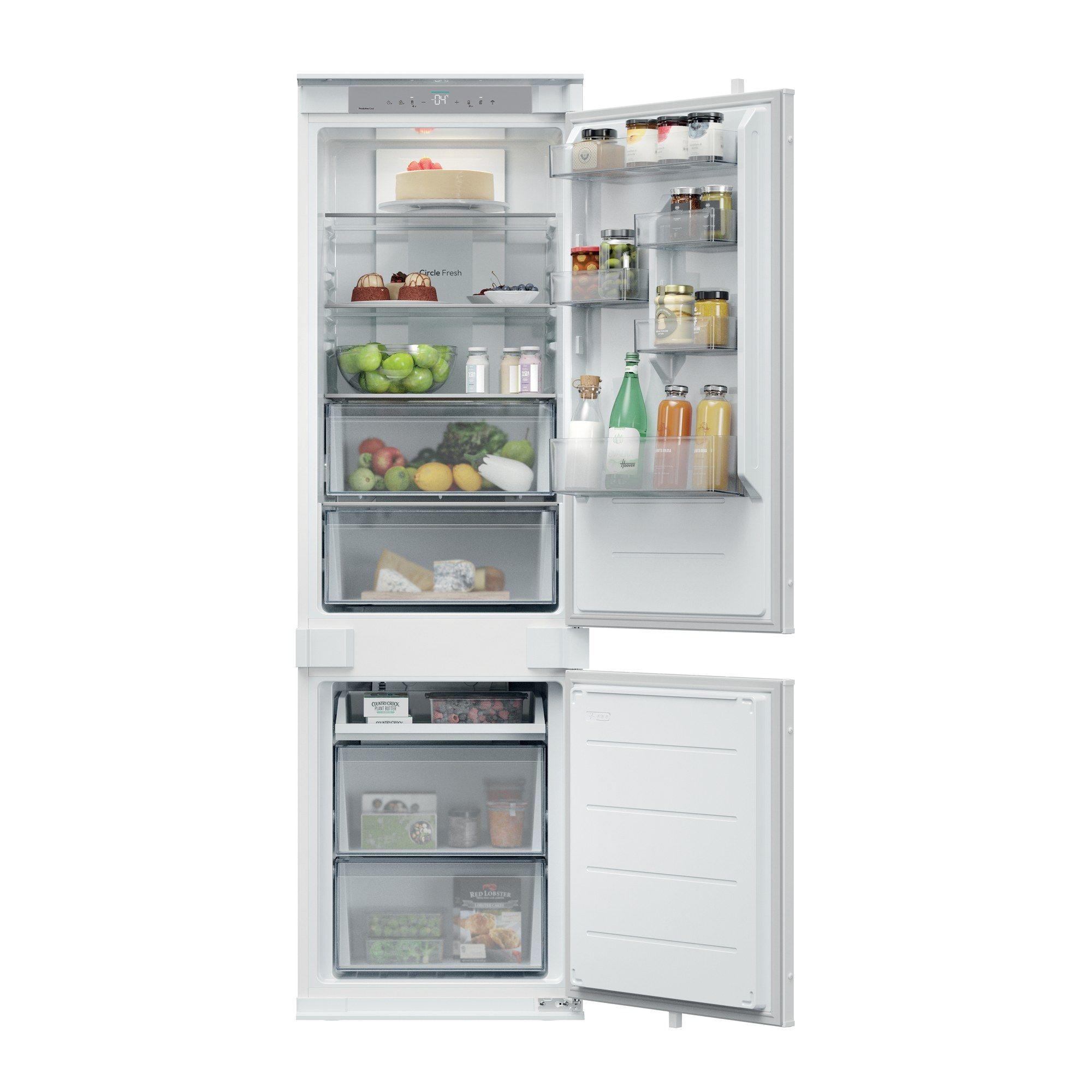 Frigorífico Combinado de Encastre HOOVER HONBQT3518E (251 l - 177,3x54x55 cm - 177 cm - Branco)