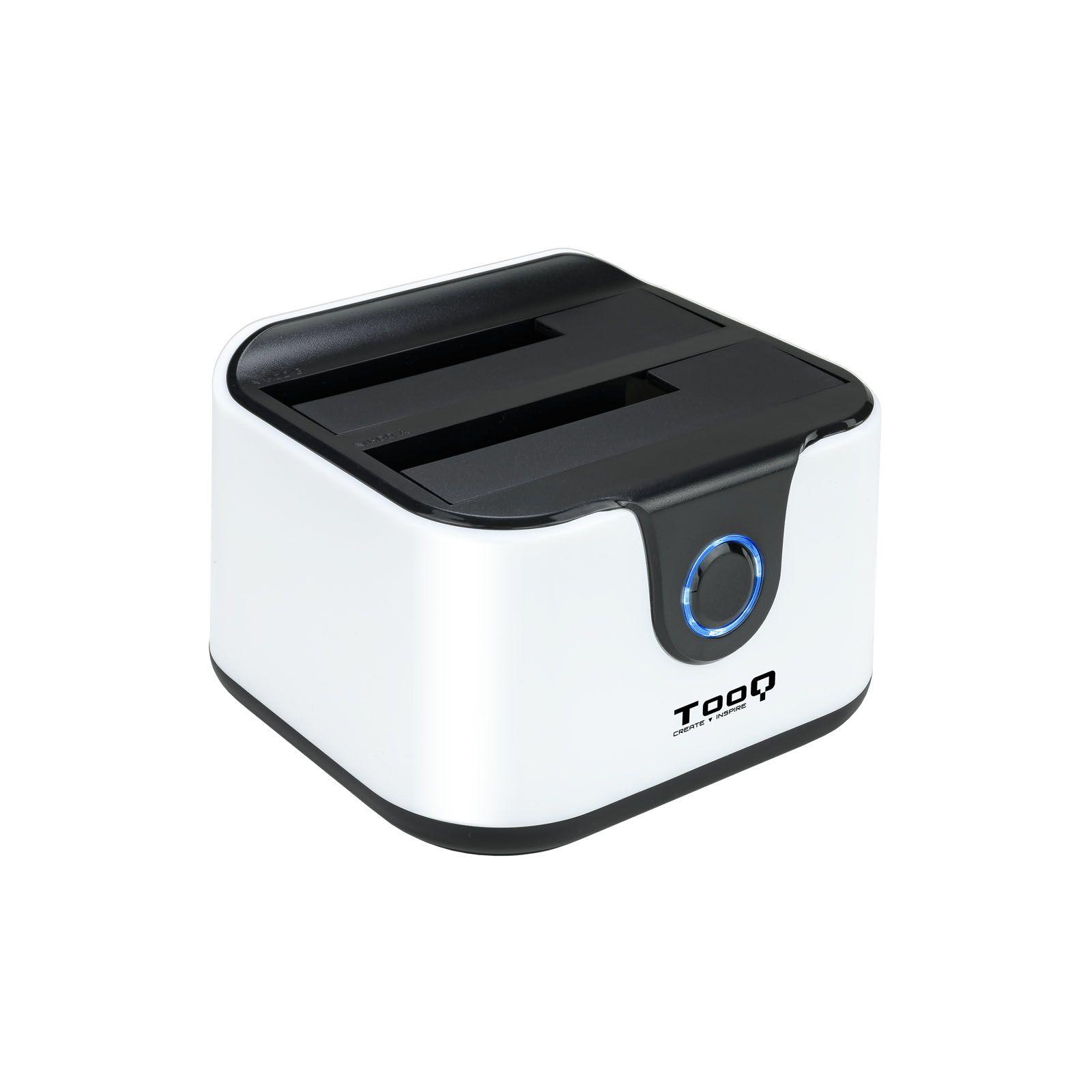 Docking Station Dupla TOOQ TQDS-802BW (USB 2.0 - USB - Branco)