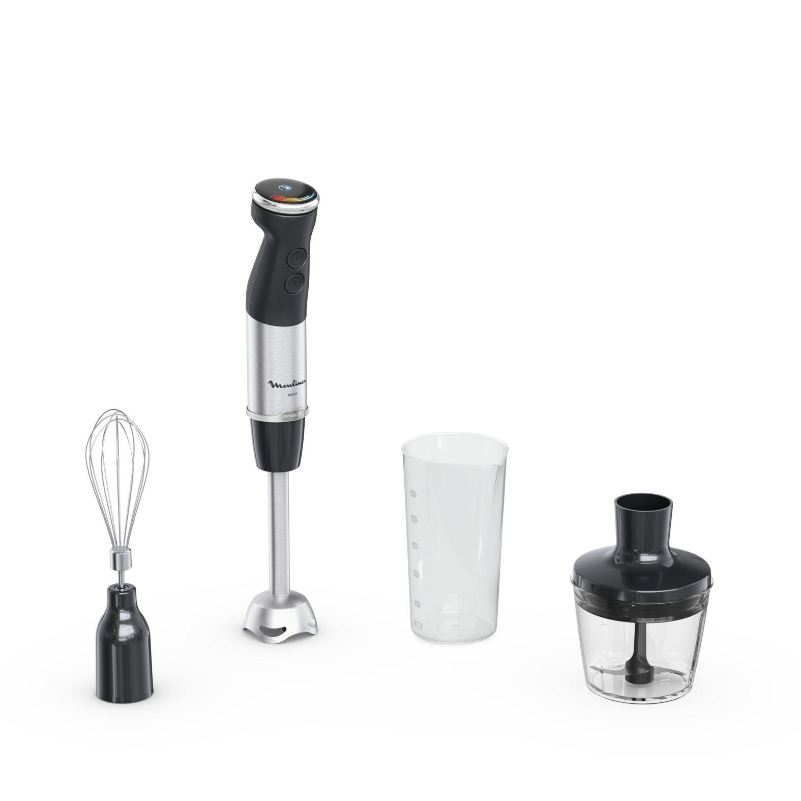 Varinha Mágica MOULINEX Quickchef+ DD673810 (1000 W - Altura 41,5 cm - Preto/Inox)