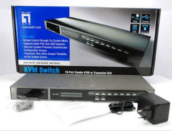 Switch KVM LEVEL ONE KVM-1631 (Preto) — miniatura 4
