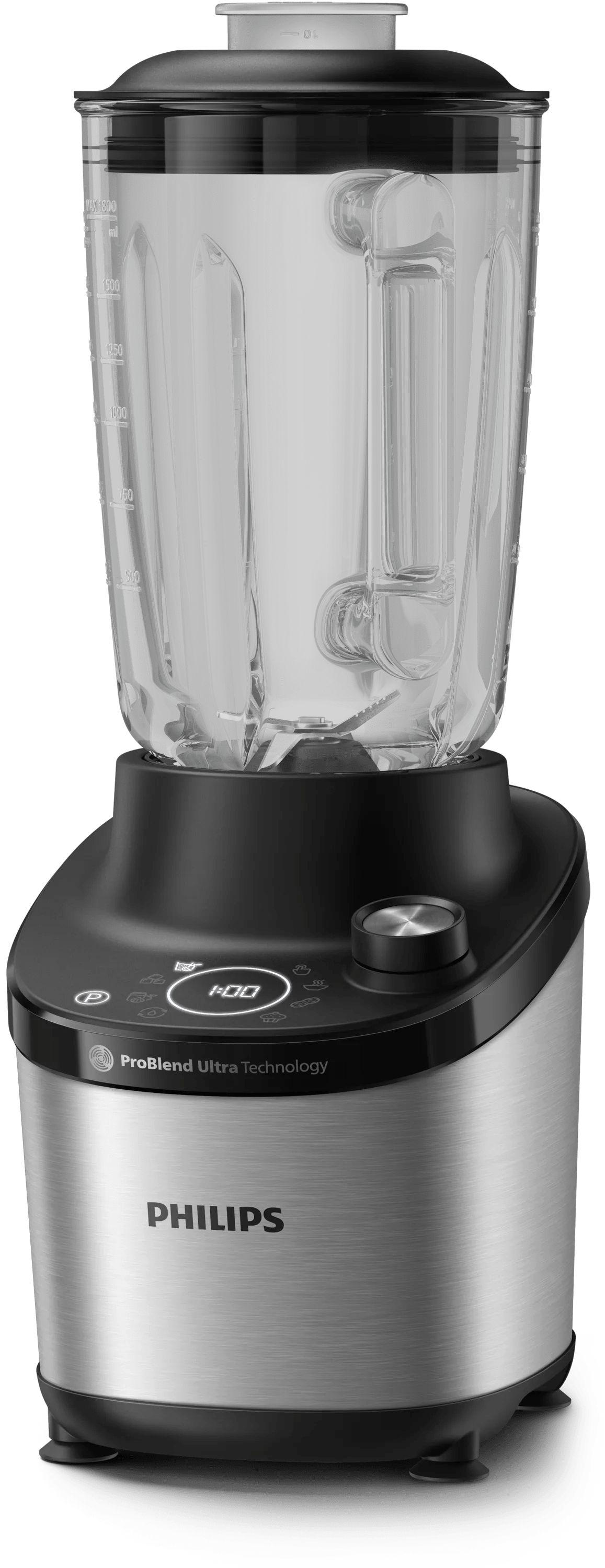 Liquidificadora PHILIPS Série 7000 HR3760/00 (Liquidificador - 1500 W - 22000 RPM - Preto e Metálico)