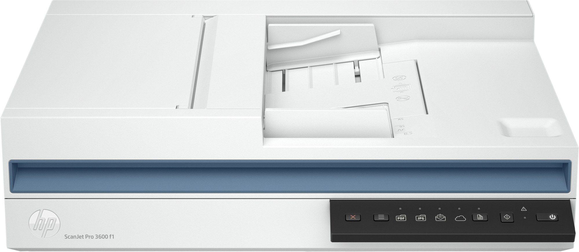 Scanner HP Scanjet Pro 3600 f1 (3.2 Gen 1 - USB 3.2 Gen 1 - Branco)