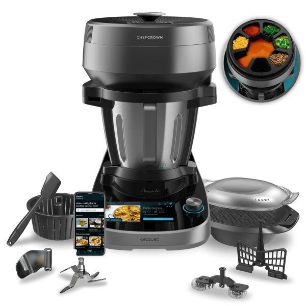 Robot de Cozinha CECOTEC Mambo CooKing Victory (Altura 37,4 cm - Preto)