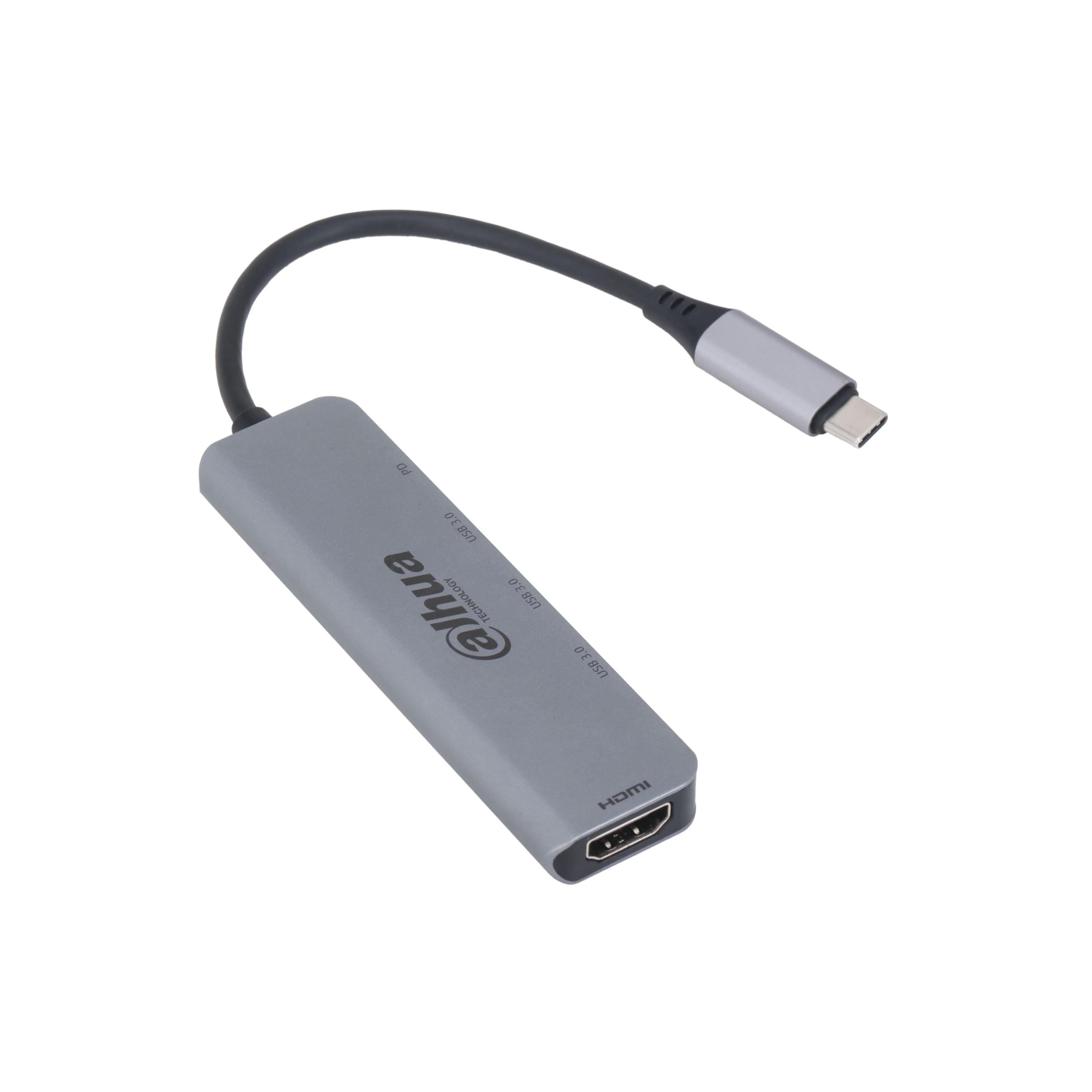 Hub USB-C DAHUA TC35 (Cinzento) — miniatura 2