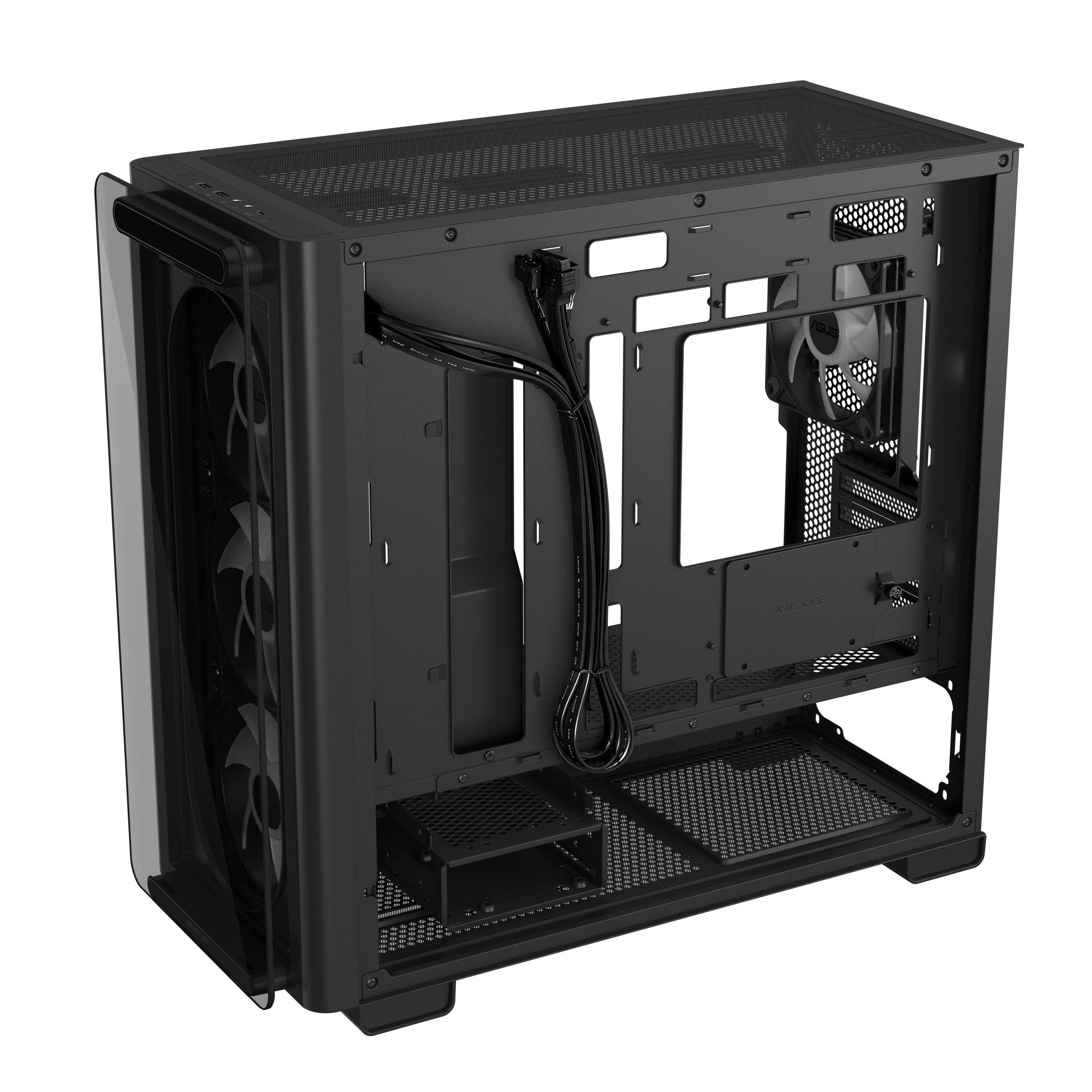 Caixa Micro-ATX ASUS A23 PLUS (micro-ATX, Mini-ITX - Micro Tower - micro-ATX, Mini-ATX - Preto) — miniatura 9