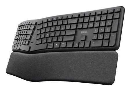 Teclado TRUST Keyra (Espanhol - Interruptor de membrana - Tamanho completo - Preto)