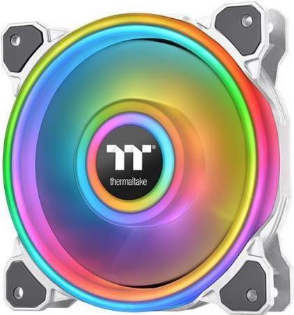 Ventoinha para Caixa de PC THERMALTAKE Riing Quad 12 RGB (RGB - Branco)