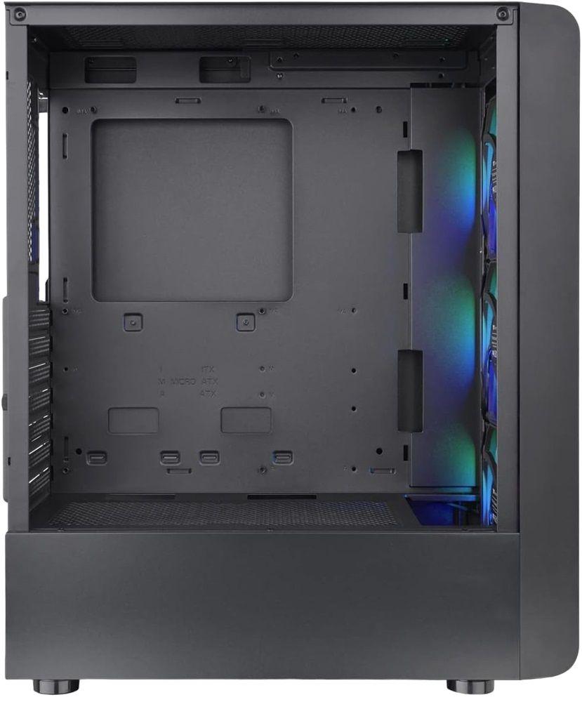 Caixa PC THERMALTAKE S200 TG ARGB (ATX, micro ATX, Mini-ITX - Midi Tower - SPCC, vidro temperado - Preto) — miniatura 5