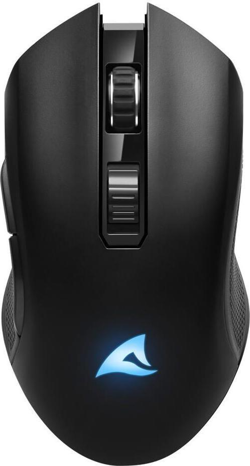 Rato SHARKOON SKILLER SGM30W (Até 6000 DPI - Óptico ATG4090 - Sem fios, 2,4 GHz - Preto)