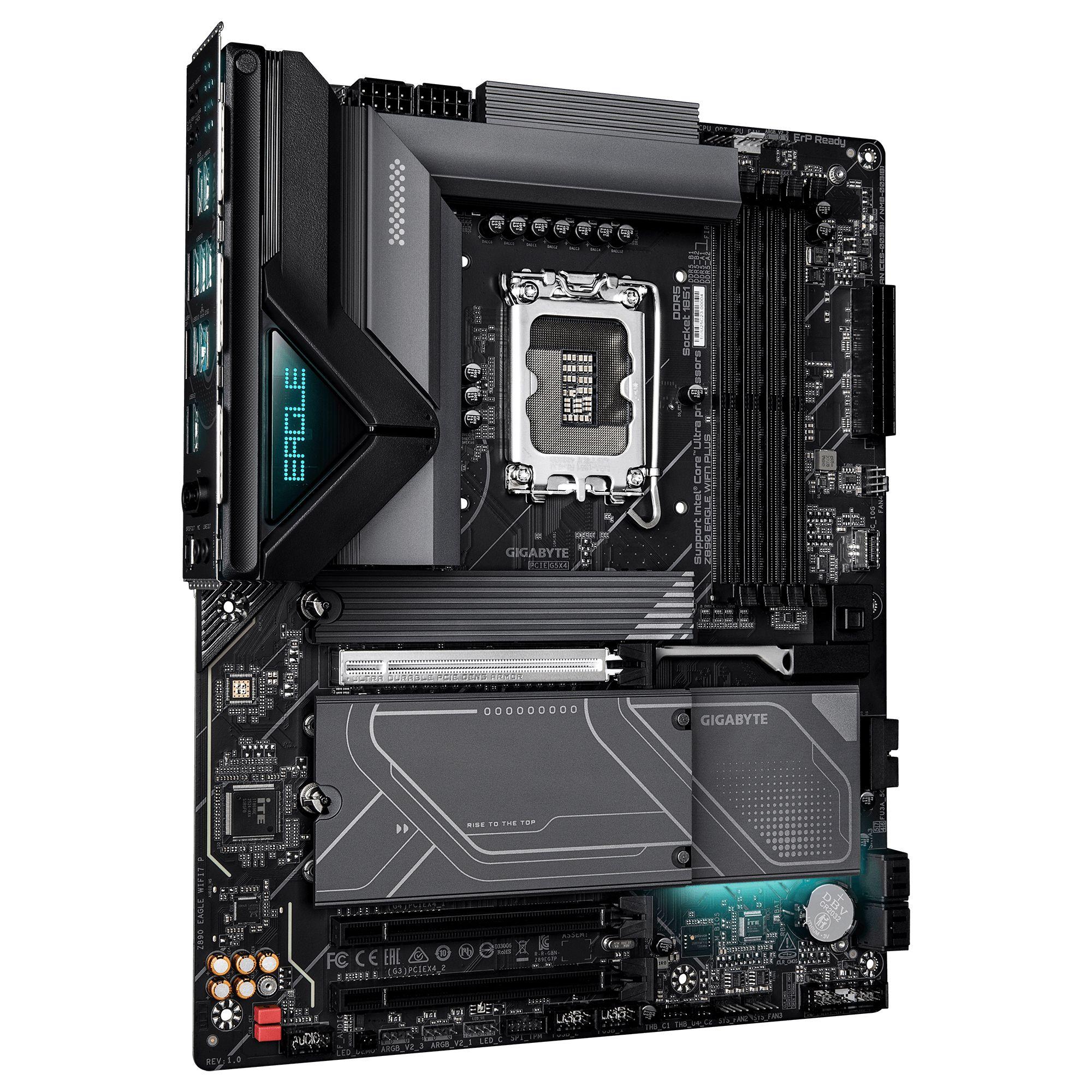 Motherboard GIGABYTE Z890 EAGLE WIFI7 PLUS (LGA 1851 (Socket V1) - Intel Core Ultra - ATX - Preto), miniatura 3