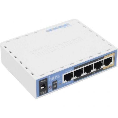 Ponto de Acesso MIKROTIK hAP ac lite RB952Ui-5ac2nD (733 Mbit/s - 2,4 GHz e 5 GHz - 10, 100 Mbit/s - Branco), miniatura 2