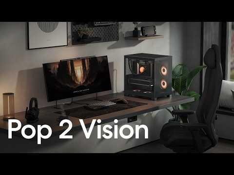 Caixa de Computador FRACTAL DESIGN Pop 2 Vision RGB (ATX, E-ATX, Mini-ATX - Torre - E-ATX, Mini-ATX, ATX - Branco) — miniatura 3