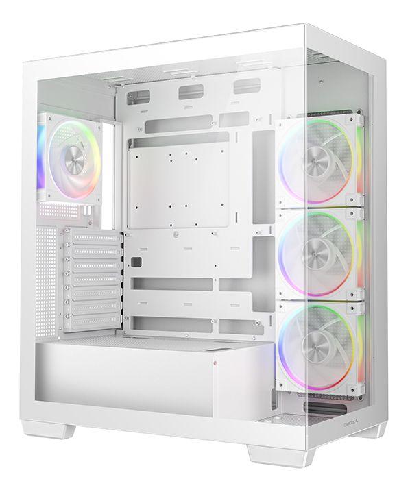 Caixa PC DEEPCOOL CG580 V2 (ATX, ITX, micro ATX - ATX, PS2 - Midi Tower - Branco) — miniatura 2