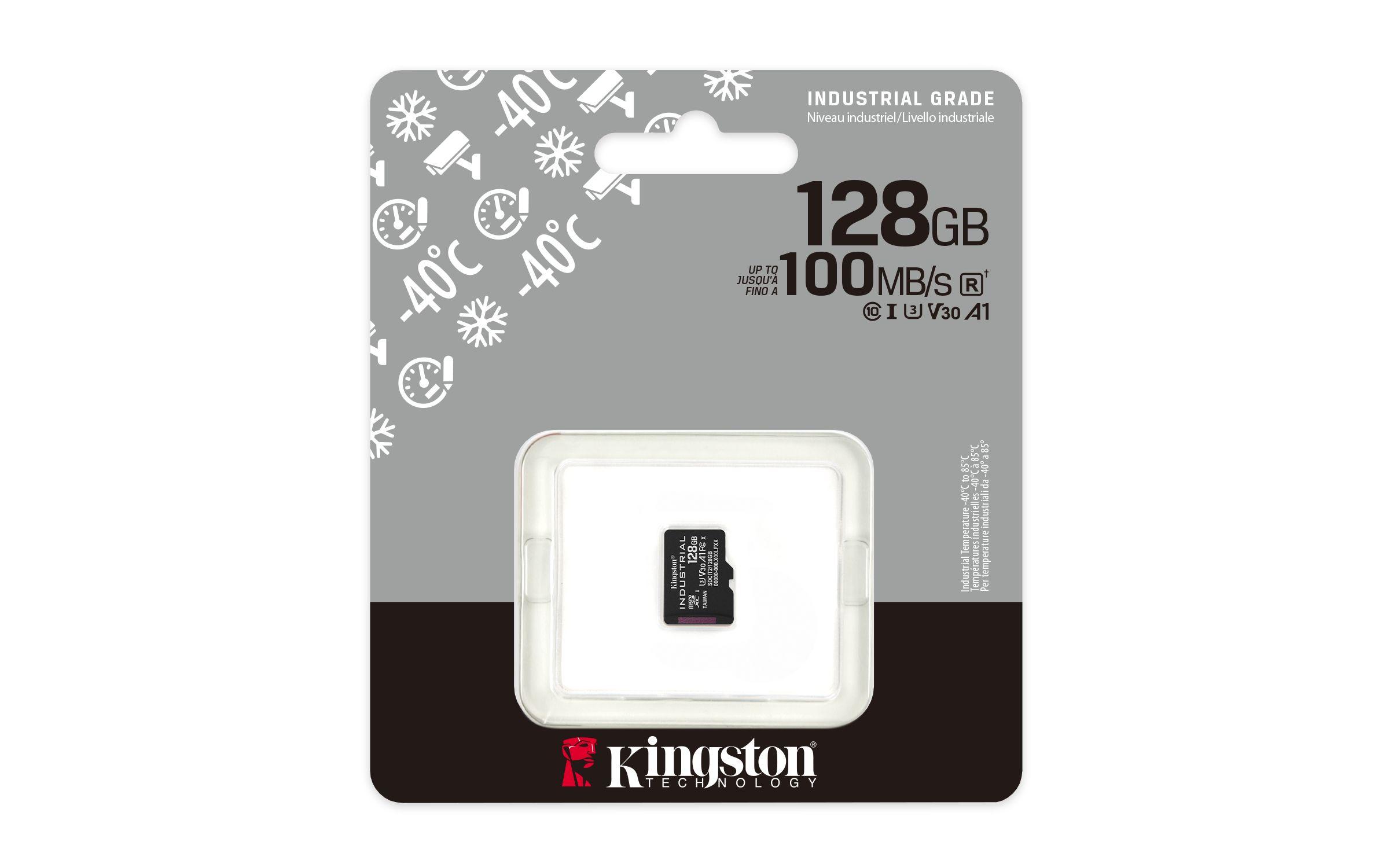 Cartão de Memória KINGSTON SDCIT2/128GBSP (128GB - Classe 10 - 100 MB/s - Preto), miniatura 3