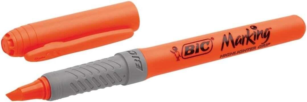 Marcadores Fluorescentes BIC Brite Liner Grip (Laranja)