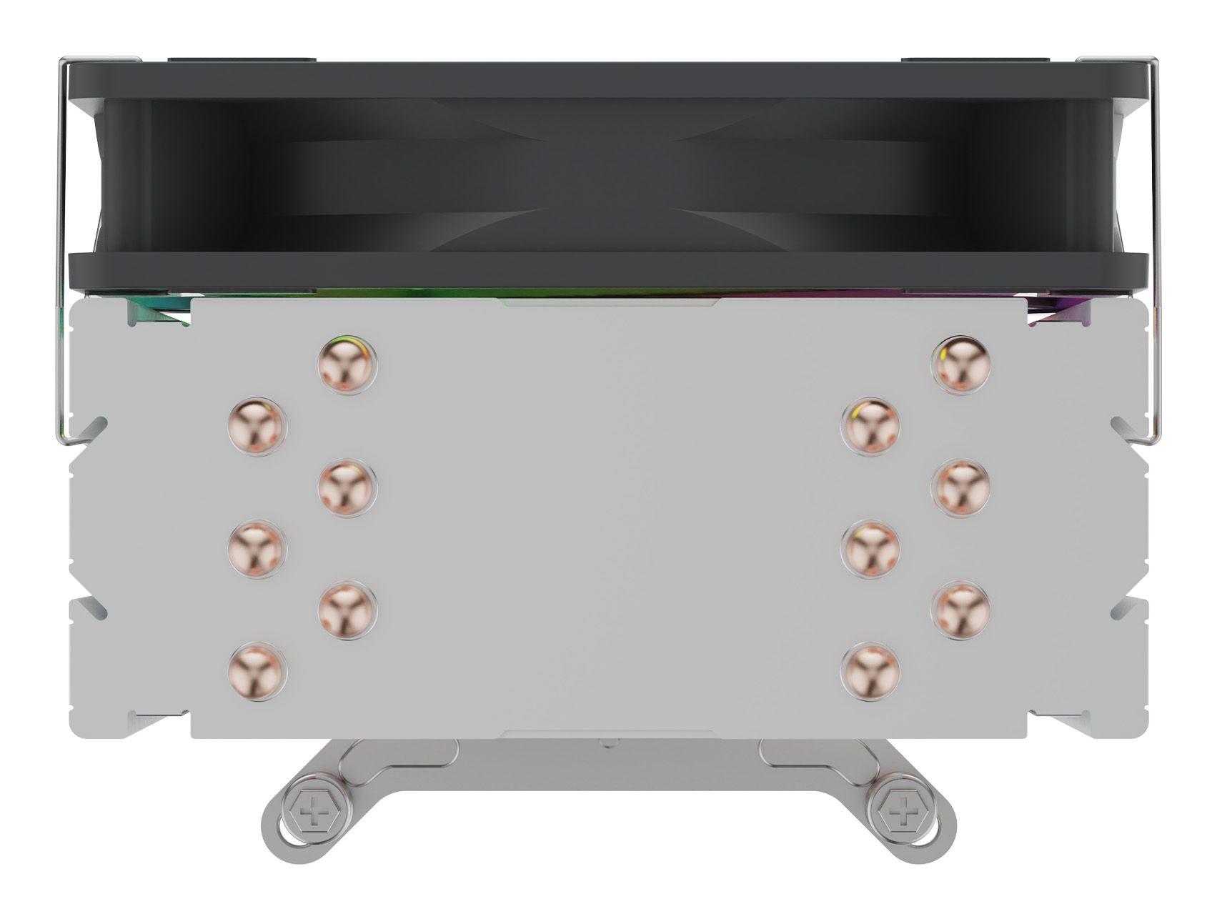 Dissipador CPU UNYKACH Unycool H60 ARGB (180 W - 120 mm - 1600 RPM - Cinzento), miniatura 3