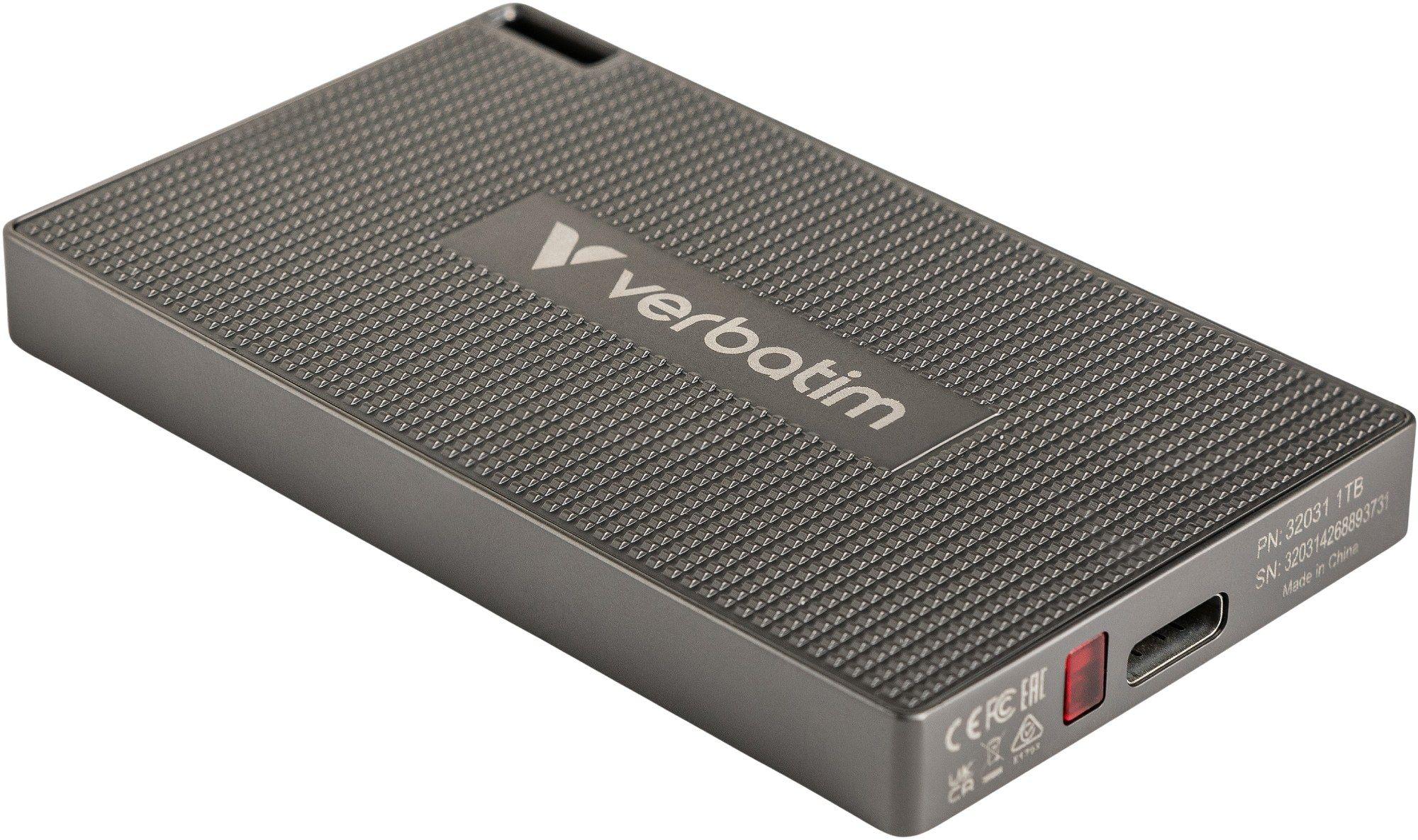 SSD VERBATIM Metal Mini SSD 32031 (1 TB - M.2 - USB 3.2 Gen 2x2 - Cinzento), miniatura 6
