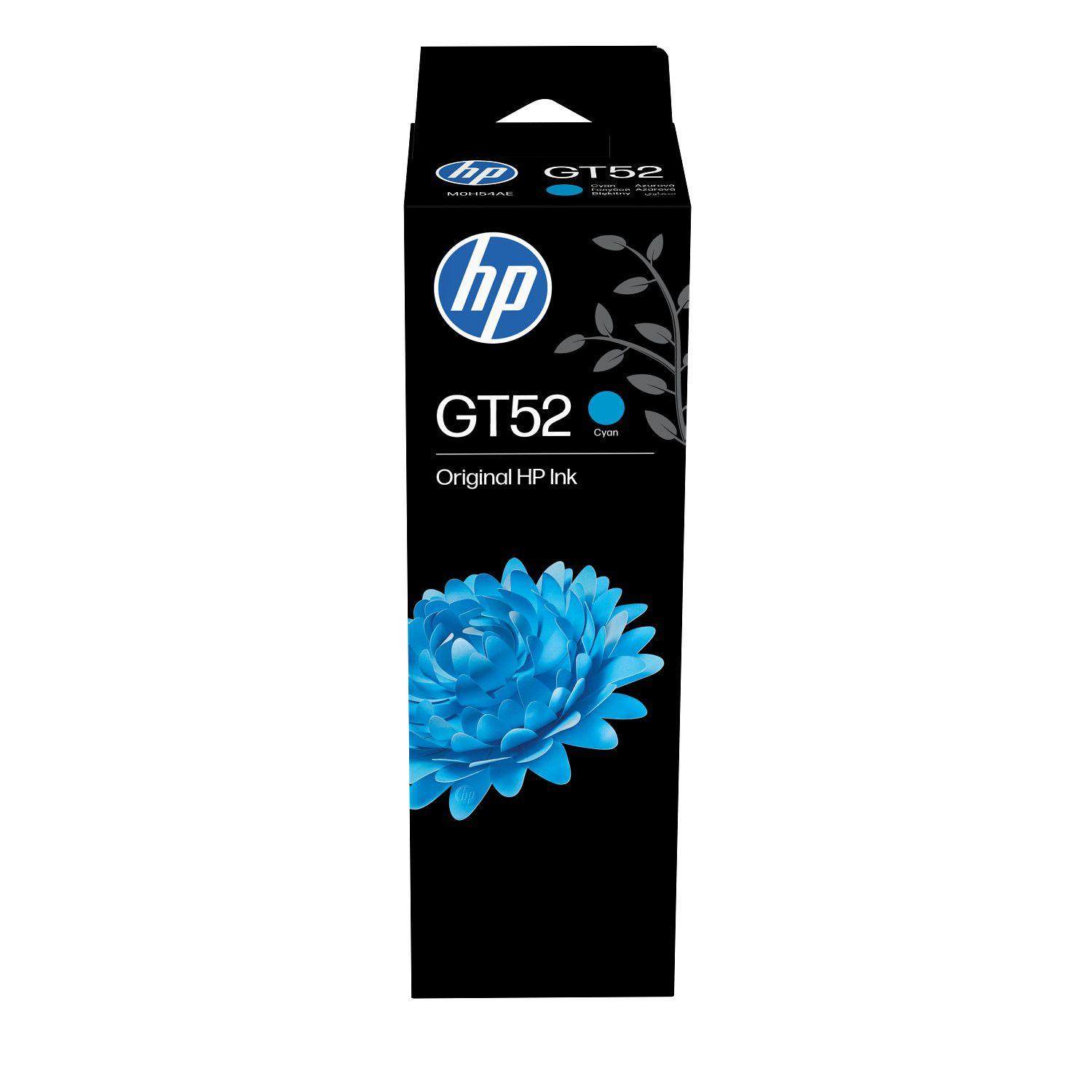 Frasco de Tinta HP GT52 M0H54AE (9100 páginas - Ciano)