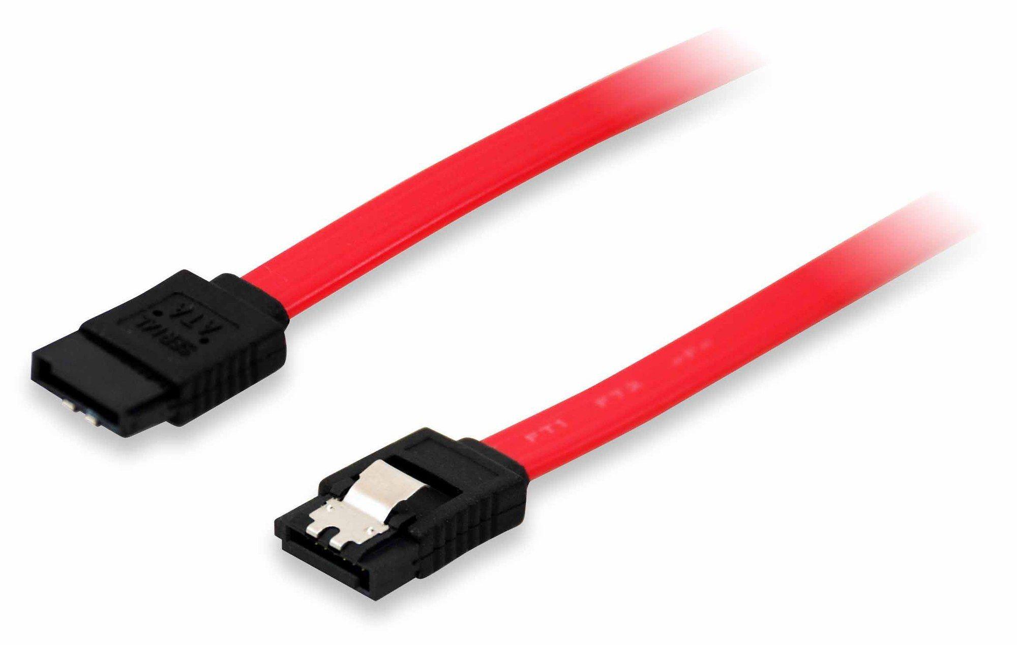 Cabo SATA EQUIP 111800 (0,5 m - Vermelho)