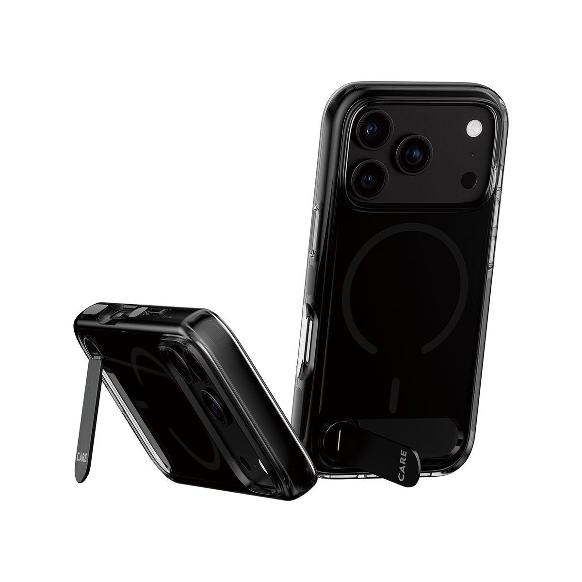 Capa PANZERGLASS CARE Kickstand Case Smokey MagSafe (MagSafe - Preto), miniatura 5