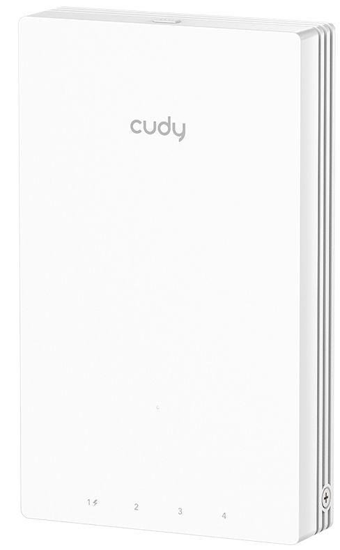 Ponto de Acesso de Parede CUDY AP1300 WALL (Wi-Fi 5 - 1167 Mbit/s - 2,4 GHz e 5 GHz - Branco)