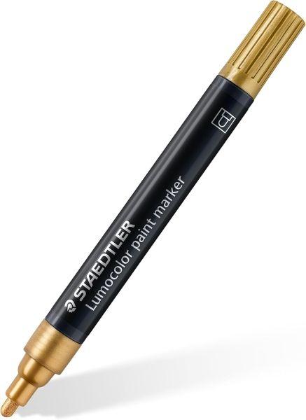 Marcador Acrílico Permanente STAEDTLER Lumocolor 349 (Dourado)