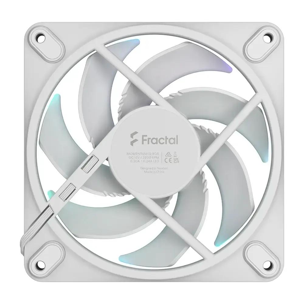 Ventoinha para Caixa de PC FRACTAL DESIGN Momentum 14 RGB (Branco) — miniatura 6